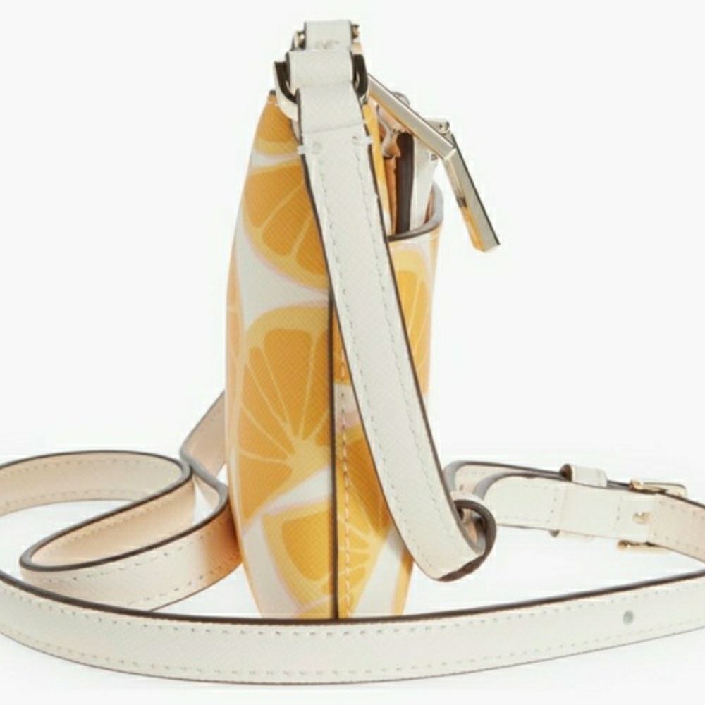 Kate Spade Sadie Citrus Wedge Print Bag and Wristlet Set w/ Crossbody NWT! - Picture 3 of 14